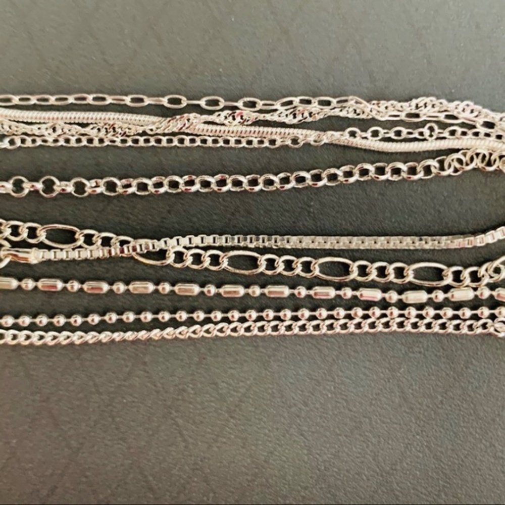 925 Sterling Silver Snake Chain 10 Styles Necklace - Picture 5 of 16